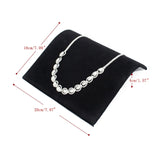 S-Type Velvet Jewelry Bracelet Watch Display Plate Holder