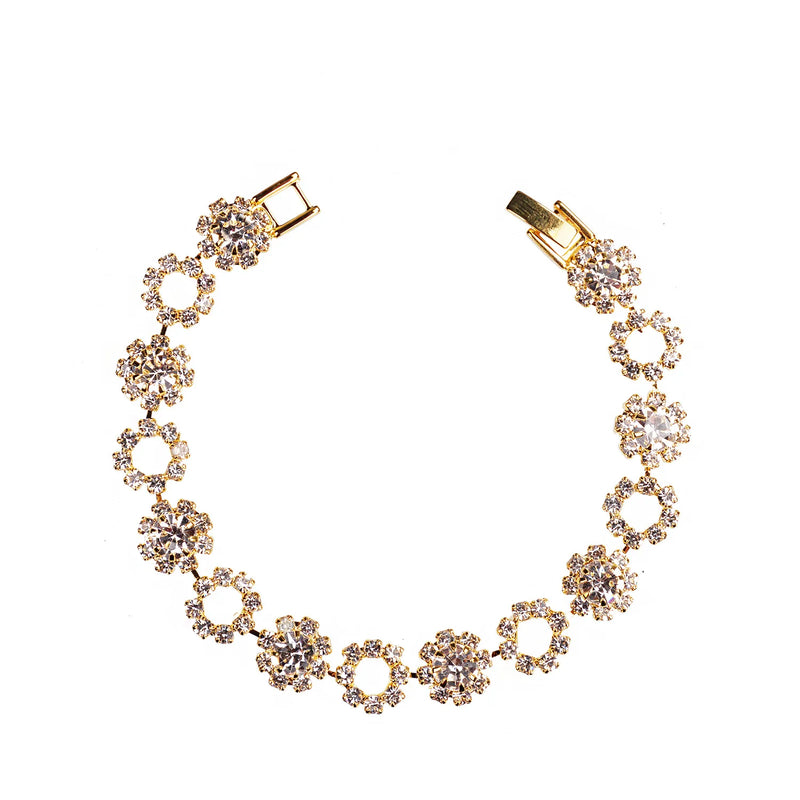 Bohemian Crystal Bracelet, Wedding Jewelry, Women's Accessories