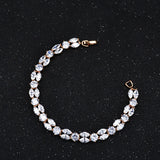 Bohemian Crystal Bracelet, Bride's Jewelry, Ladies' Accessory