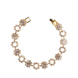 Bohemian Crystal Bracelet, Wedding Jewelry, Women's Accessories