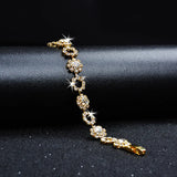 Bohemian Crystal Bracelet, Wedding Jewelry, Women's Accessories