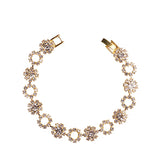 Bohemian Crystal Bracelet, Wedding Jewelry, Women's Accessories