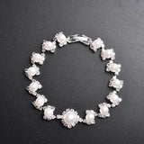 Bohemian Pearl Bracelet for Bride