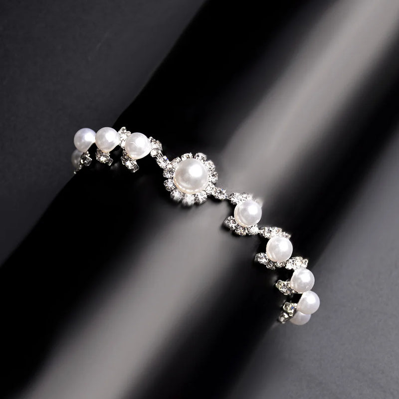 Bohemian Pearl Bracelet for Bride