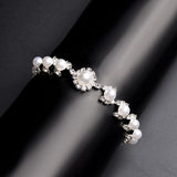 Bohemian Pearl Bracelet for Bride