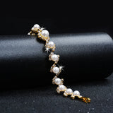 Boho Pearl Bride Bracelet Accessory