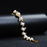 Boho Pearl Bride Bracelet Accessory
