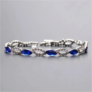Bride's Crystal Bracelet - Elegant Wedding Jewelry