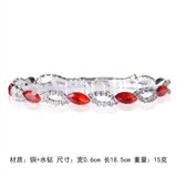 Bride's Crystal Bracelet - Elegant Wedding Jewelry