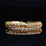 Bride's Crystal Bracelet, Elegant Jewelry for Women