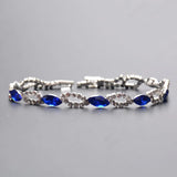 Bride's Crystal Bracelet - Elegant Wedding Jewelry