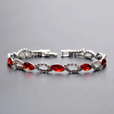 Bride's Crystal Bracelet - Elegant Wedding Jewelry