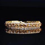 Bride's Crystal Bracelet, Elegant Jewelry for Women
