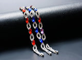 Bride's Crystal Bracelet - Elegant Wedding Jewelry