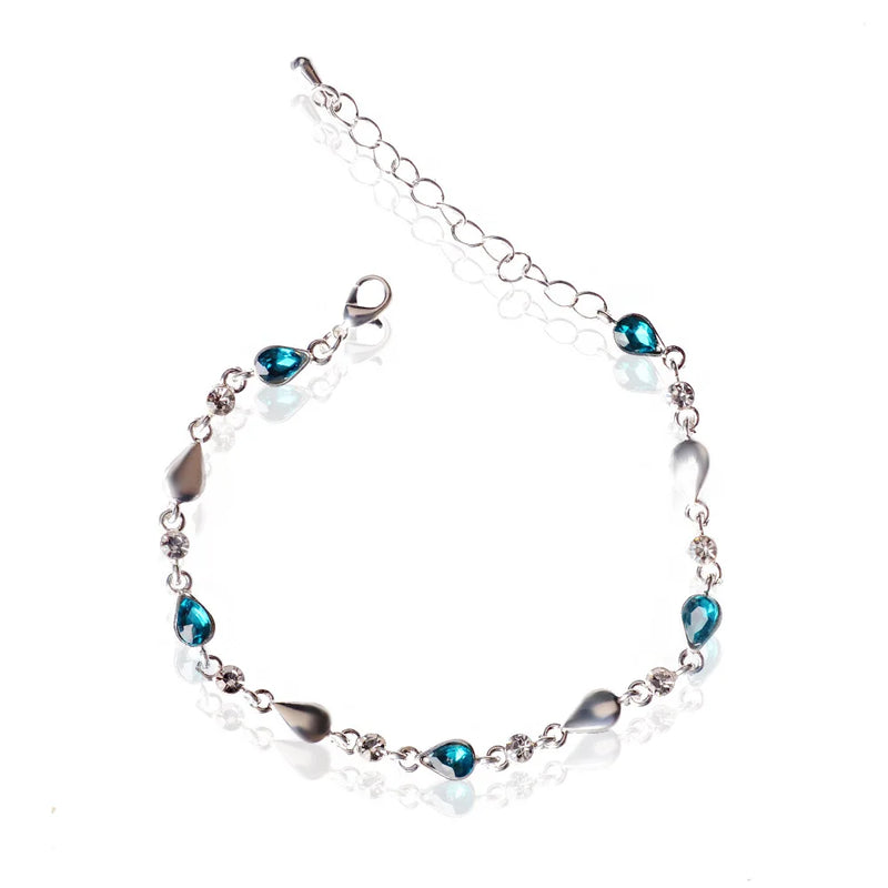 Bride's Crystal Bracelet - Elegant Ladies' Jewelry