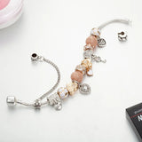 Pdor bracelet Crystal glass beads Girls