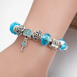 Girls' Crystal Glass Beads Bracelet