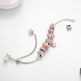 Crystal Glass Beads Bracelet - Girls Jewelry