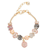 Girls Crystal Beads Bracelet, Glass Beads Jewelry