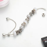 Pdor Bracelet, Crystal Glass Beads Girl's Bracelet