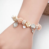 Pdor bracelet Crystal glass beads Girls
