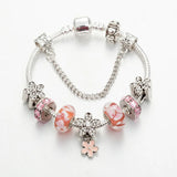 Crystal Glass Beads Bracelet - Girls Jewelry