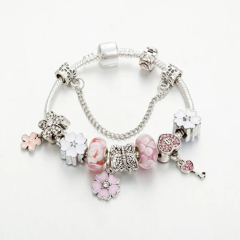 Crystal Beads Bracelet, Girl's Jewelry Bracelet