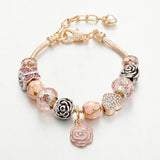 Girls Crystal Beads Bracelet, Glass Beads Jewelry