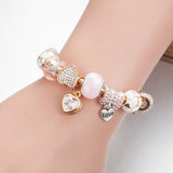 Crystal Glass Beads Bracelet Girl's