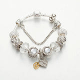 Pdor Bracelet Crystal Glass Beads for Girls