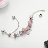 Pdor Crystal Glass Beads Bracelet Girl's
