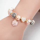 Girls Crystal Beads Bracelet, Glass Beads Jewelry
