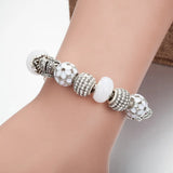 Pdor Bracelet, Crystal Glass Beads Girl's Bracelet