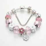 Girls Crystal Glass Beads Bracelet Perfect for Kids Parties