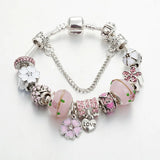 Pdor Crystal Glass Beads Bracelet Girl's