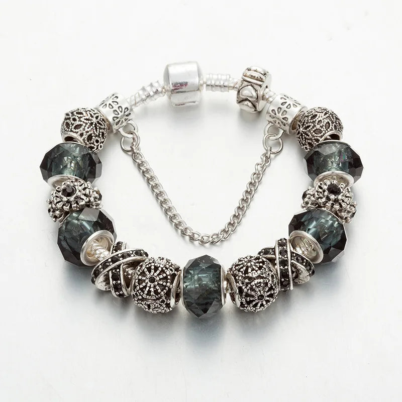 Crystal Glass Beads Girls Bracelet