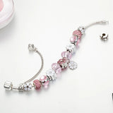 Girls Crystal Glass Beads Bracelet Perfect for Kids Parties