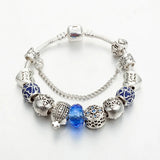 Crystal Glass Beads Bracelet for Girls, Multicolor Beaded Jewelry
