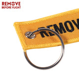 Fire Fighter Yellow Keychain REMOVE BEFORE FIRING
