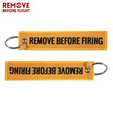Fire Fighter Yellow Keychain REMOVE BEFORE FIRING