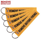 Fire Fighter Yellow Keychain REMOVE BEFORE FIRING