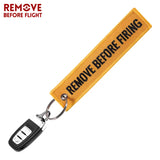 Fire Fighter Yellow Keychain REMOVE BEFORE FIRING