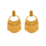 925 Silver Needle Jewelry Chain Tassel Earrings