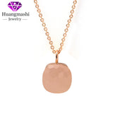 Copper Rose Crystal Necklace 19 Colors for Women