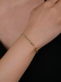 Copper-Plated 18K Pattern Bracelet Chain Charms