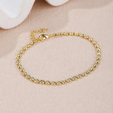 Copper-Plated 18K Pattern Bracelet Chain Charms