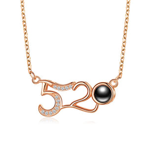 Digital Choker 520 Pendant Necklace Valentine's Gift