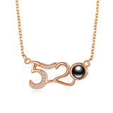 Digital Choker 520 Pendant Necklace Valentine's Gift