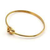 Small Twisted Silver Bangles Bracelets for Women