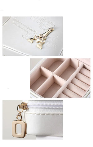 Jewelry Display Casket Earrings Ring Box Organizer